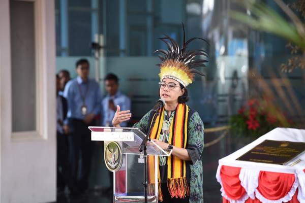  Pesan Sri Mulyani Saat Meresmikan Gedung Keuangan di Manokwari