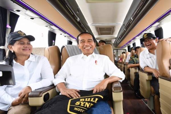 Ekspedisi Trans Jawa, Jokowi Singgahi Rest Area Solo-Ngawi