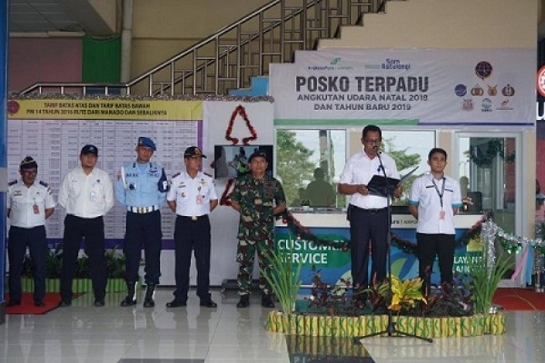  Libur Natal & Tahun Baru 2018: Penumpang Bandara Sam Ratulangi Diproyeksi Capai 190.740 Orang