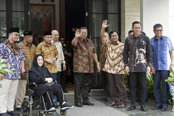  Rapat Bersama SBY, Prabowo Sepakat Mulai Aktif Kampanye Januari