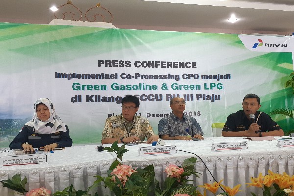  Pertamina Olah CPO Jadi Bensin dan LPG Ramah Lingkungan