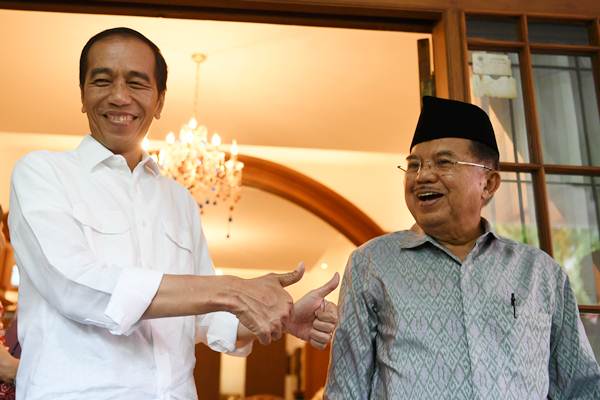  Presiden Jokowi Berkunjung ke Kediaman Jusuf Kalla