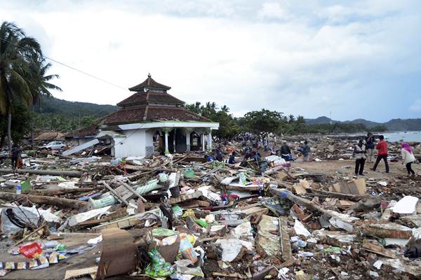  Kerusakan Akibat Tsunami di Lampung Selatan