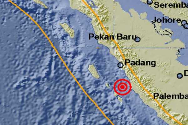  Gempa 5 SR Guncang Padang Pariaman