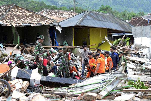  Pengungsi di Pandeglang Capai 3.050 Orang, Korban Tsunami Bertambah