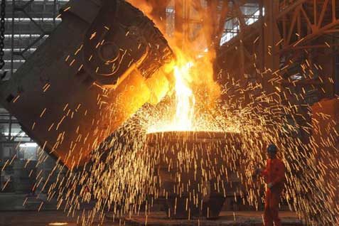  Produksi Crude Steel di Asia hingga November Tumbuh 5,8 Persen