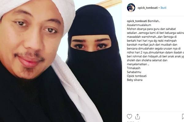  Opick Ajak Istri Bulan Madu ke Pengungsian Palestina