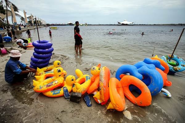  Libur Natal 2018, Pantai Ancol Sepi Pengunjung