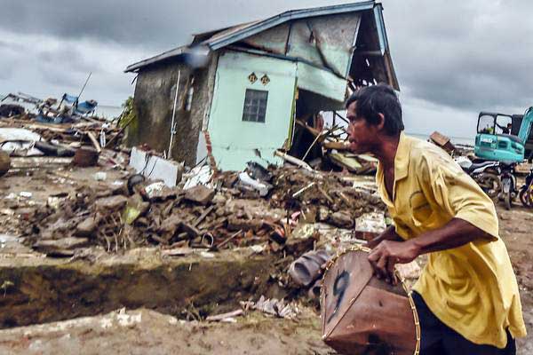  Tsunami Selat Sunda: Bantuan via Jalur Laut Mulai Masuk Banten dan Lampung