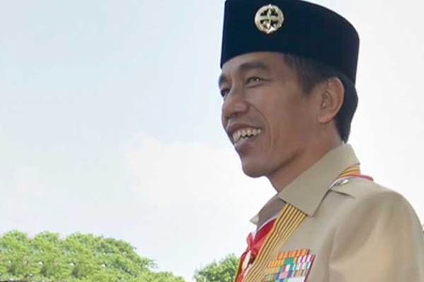  Presiden Jokowi Lantik Pengurus Kwarnas Gerakan Pramuka