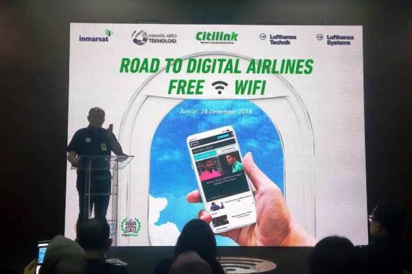  Maskapai Citilink Sediakan Layanan Inflight Wifi Gratis