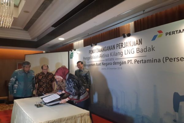  Pertamina Ditunjuk Jadi Mitra Optimalkan Pengelolaan Aset Kilang LNG Badak