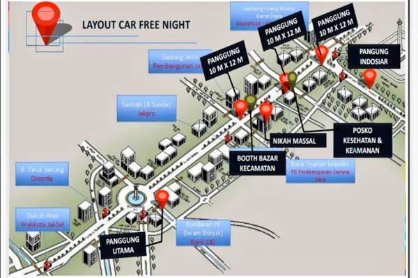  Malam Tahun Baru: Ada Car Free Night di Sudirman-Thamrin, 16 Ruas Jalan Ditutup Mulai 17.00 WIB