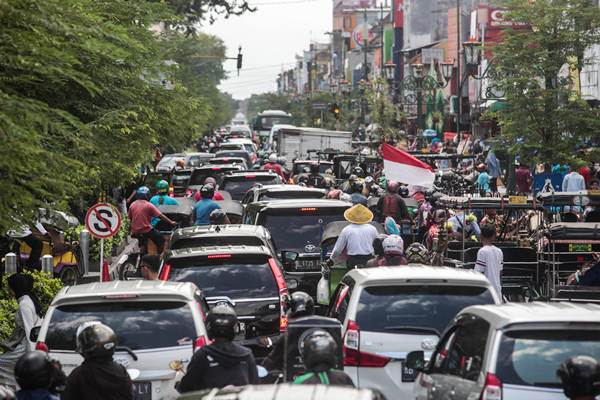  Suasana di Malioboro, Yogyakarta Jelang Tahun Baru 2019