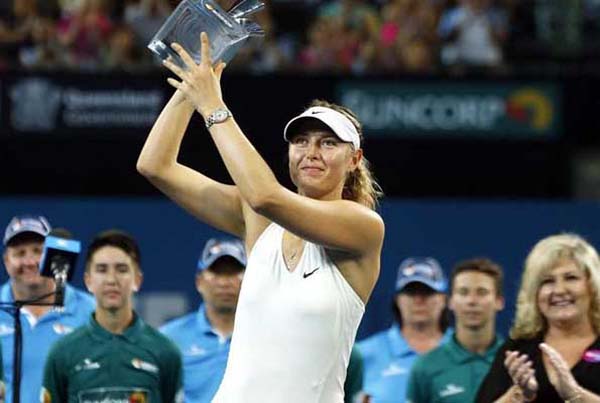  Didera Cedera, Persiapan Sharapova ke Australia Terbuka Terusik