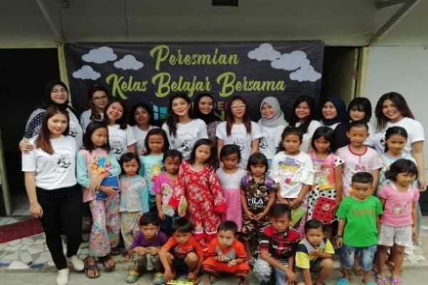  Jendela Dunia Jakarta Resmikan Kelas Belajar Bersama Untuk Anak-Anak Jalanan