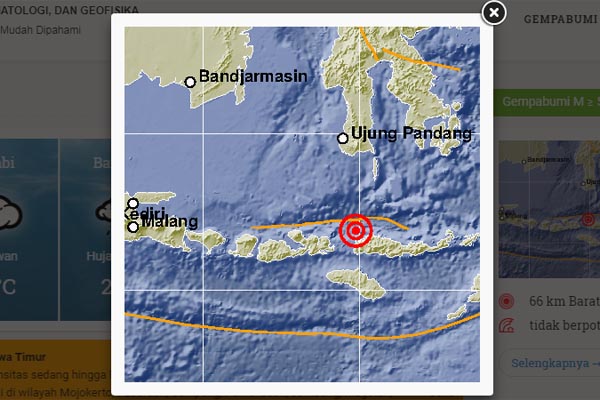  Gempa 5,0 SR Manggarai Terasa hingga ke Labuan Bajo, Bima, Ruteng