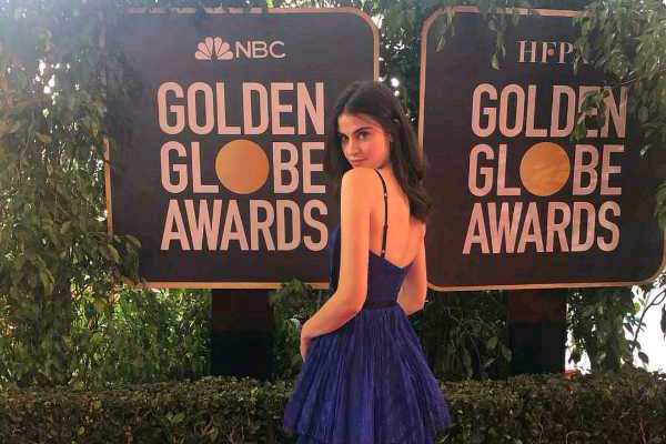  Bukan Aktris, Gadis Cantik Ini Jadi Viral di Golden Globes 2019 