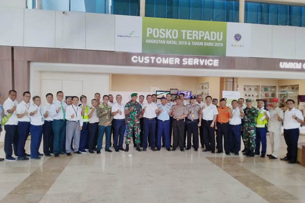  Posko Terpadu Angkutan Natal 2018 Dan Tahun Baru 2019, Lombok International Airport Resmi Ditutup