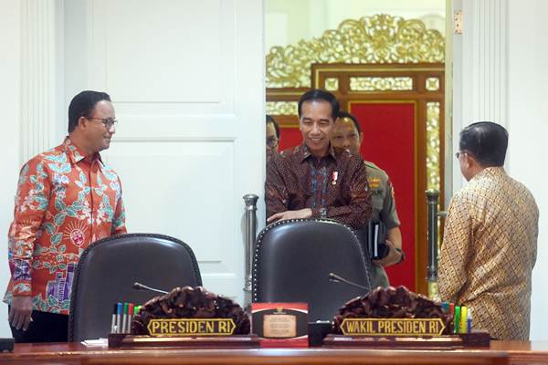  Kala Jokowi Klarifikasi Rumor Hubungan Buruk Dirinya Dengan Anies Baswedan