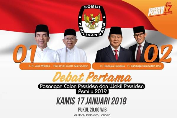  Debat Perdana Pilpres 2019: Menanti Debat Berlangsung \"Hot\" dan Berisi