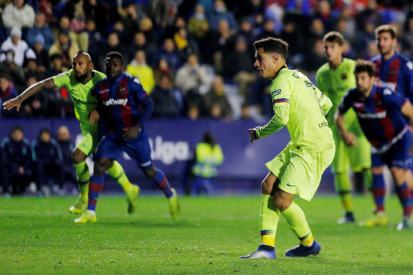  Hasil Copa del Rey, Barcelona Kembali Dihajar Levante