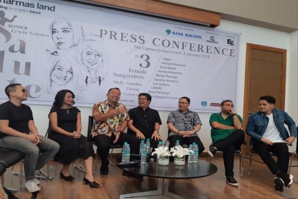  PAGELARAN KONSER SALUTE : Apresiasi bagi 3 Pencipta Karya Hits