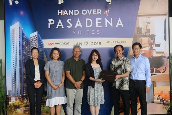  Lippo Serah Terimakan 408 Unit Apartemen Pasadena Suites Bagian dari Meikarta CBD Orange County