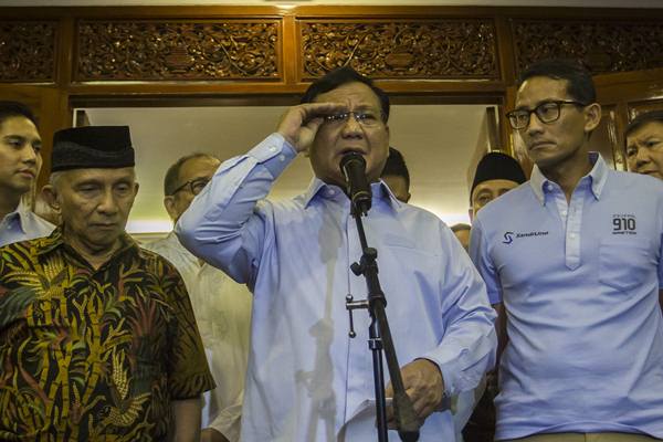  Jika Prabowo-Sandi Mundur dari Pilpres, Penjara 5 Tahun dan Denda Rp50 Miliar sudah Menanti