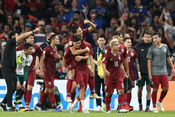  Hasil Piala Asia: Thailand Lolos ke 16 Besar, India Tersingkir Tragis