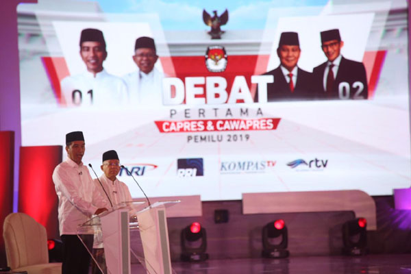  DEBAT CAPRES: Jokowi Ingatkan Lagi Soal Hoaks Operasi Plastik Jurkam Prabowo-Sandi