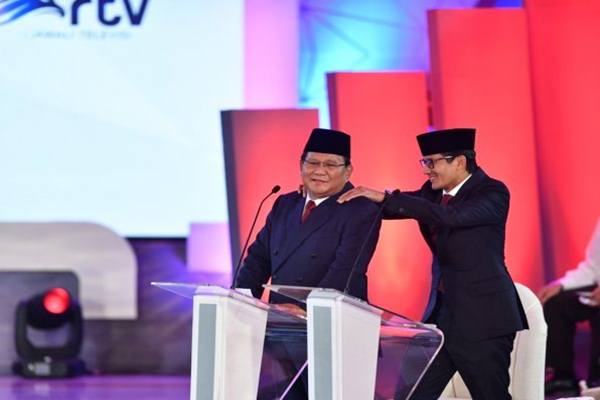  DEBAT CAPRES 2019: Prabowo Geram & Malu, Sandi Pijat Bahu, Ma’ruf Gugup, Jokowi Tegas