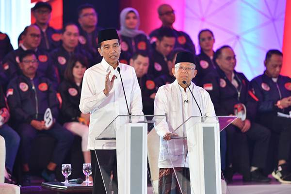  Jokowi Dikritik Baca Teks dalam Debat Capres 2019