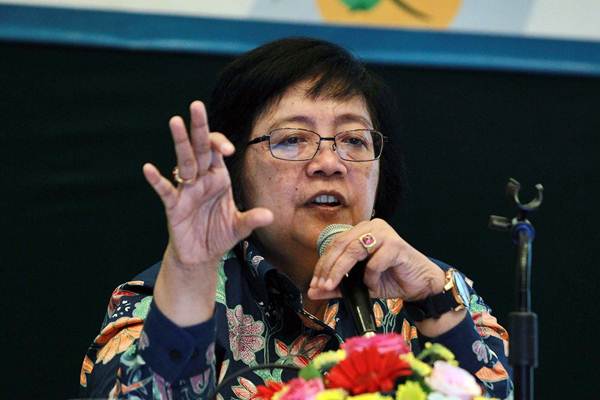 Menteri Lingkungan Hidup Dan Kehutanan Siti Nurbaya ./Bisnis-Dwi Prasetya