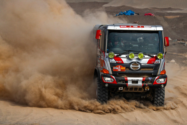  Dakar Rally 2019 : Hino Team Sugawara Sabet Posisi ke-9