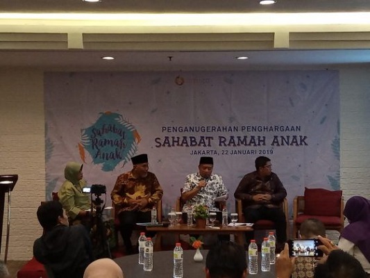 Penganugerahan Penghargaan Anak yang dilakukan di Ibis Hotel Tamarin, Menteng, Jakarta./Putri Salsabila