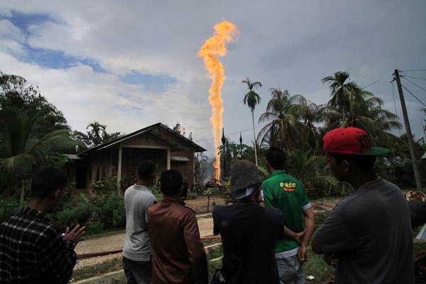  Semburan Gas Berlumpur Terjadi di Aceh Utara