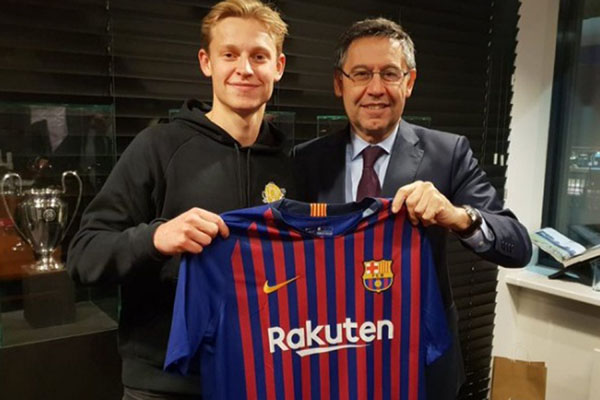  Rp1,4 Triliun, Frenkie de Jong Resmi Milik Barcelona, Dikontrak 5 Tahun