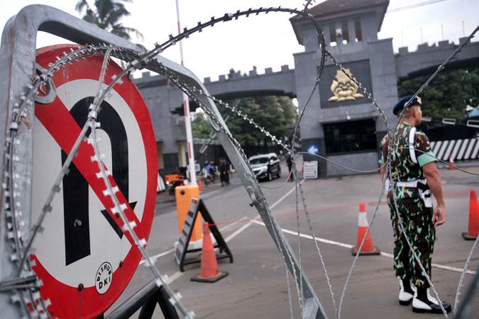  Suasana Mako Brimob Depok Jelang Ahok Bebas