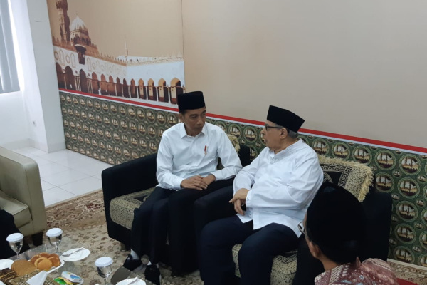  Presiden Jokowi Kunjungi Pesantren Quraish Shihab di Pondok Cabe
