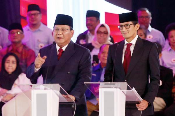  Survei LeSuRe : Setelah Debat, Elektabilitas Prabowo-Sandi Naik