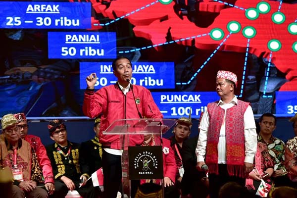  Masyarakat Dayak Jakarta Dukung Jokowi