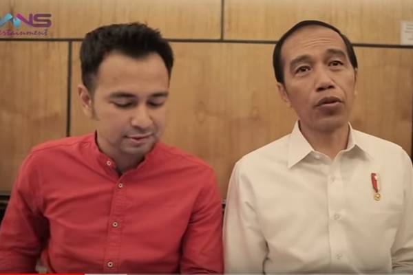 Raffi Ahmad berkesempatan mewawancari Presiden Joko Widodo (Jokowi) dalam video blog (vlog)-nya Rans Entertainment. /Youtube