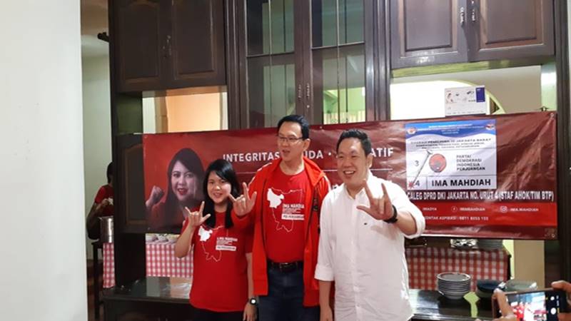  BTP (Ahok): PDIP Harus Menang Telak, Kalau Cuma 20% Kasihan Bu Megawati   