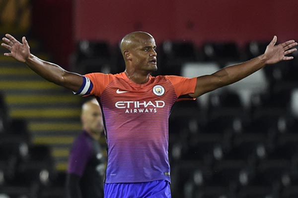Kapten Manchester City Vincent Kompany/Reuters-Rebecca Naden
