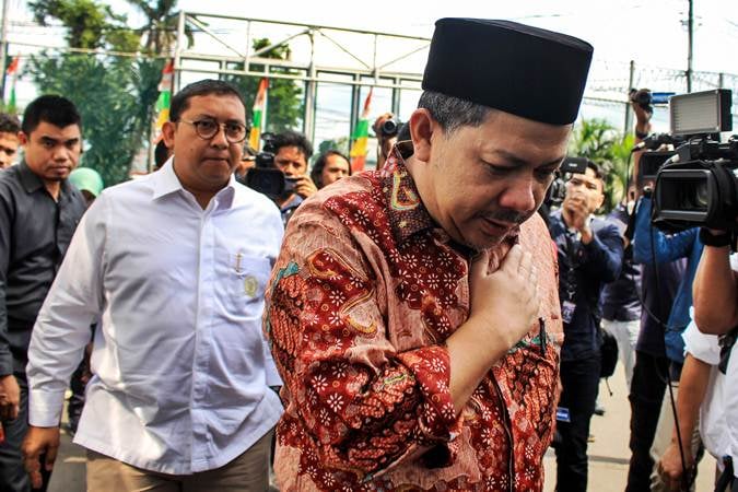  Fadli Zon dan Fahri Hamzah Jenguk Ahmad Dhani di Rutan Cipinang