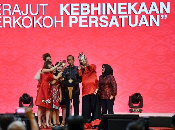  Presiden Jokowi Hadiri Perayaan Imlek Nasional 2019