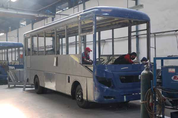  Saudi Tertarik Bus Karoseri Indonesia untuk Transportasi Haji