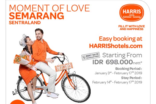  Harris Hotel Sentraland Semarang Siapkan Paket Hari Valentine