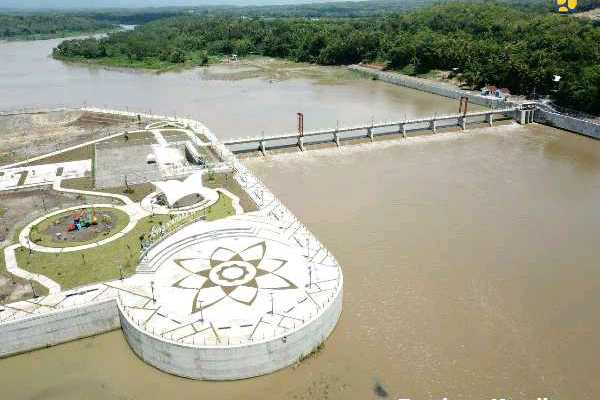  PUPR Selesaikan Pembangunan Bendung Kamijoro, Suplai Air Irigasi di Bantul Lebih Terjamin
